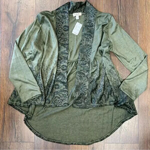 🆕 One World open cardigan SZ SM